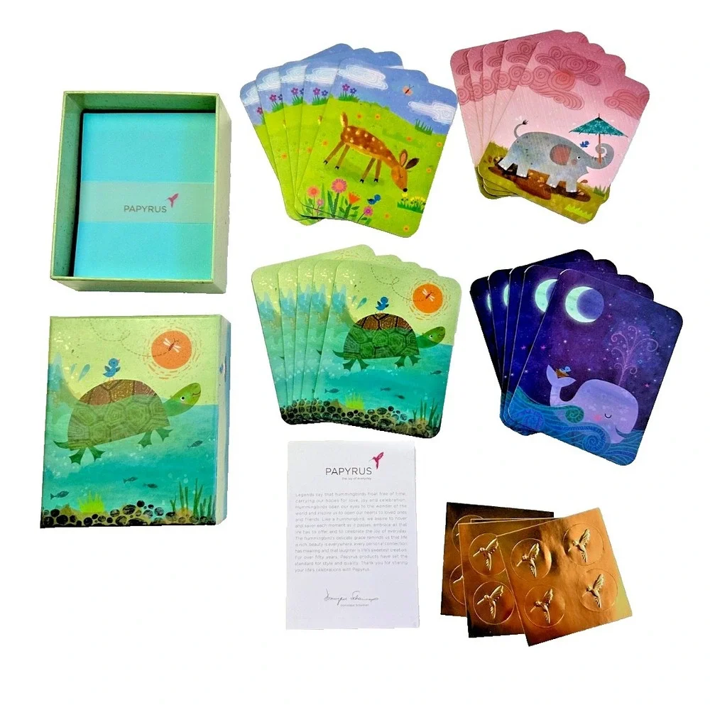 Papyrus‎ Blank Cards with Envelopes Haiku Baby Betsy Snyder (20-Count 4 designs)